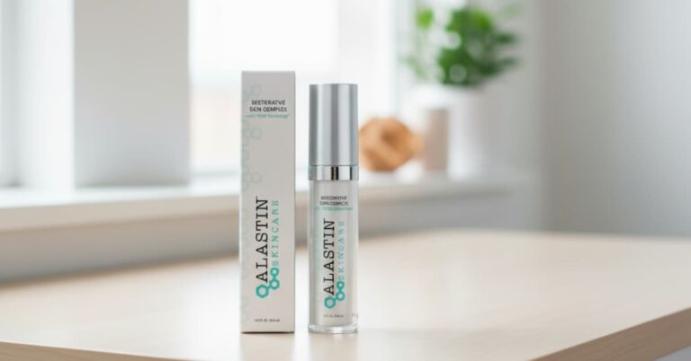 Alastin Restorative Skin Complex product with box, high-quality skincare serum