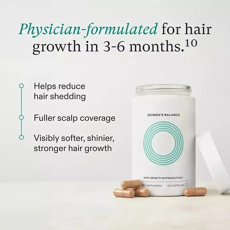 Women's Balance Hair Growth in Glass Supplements